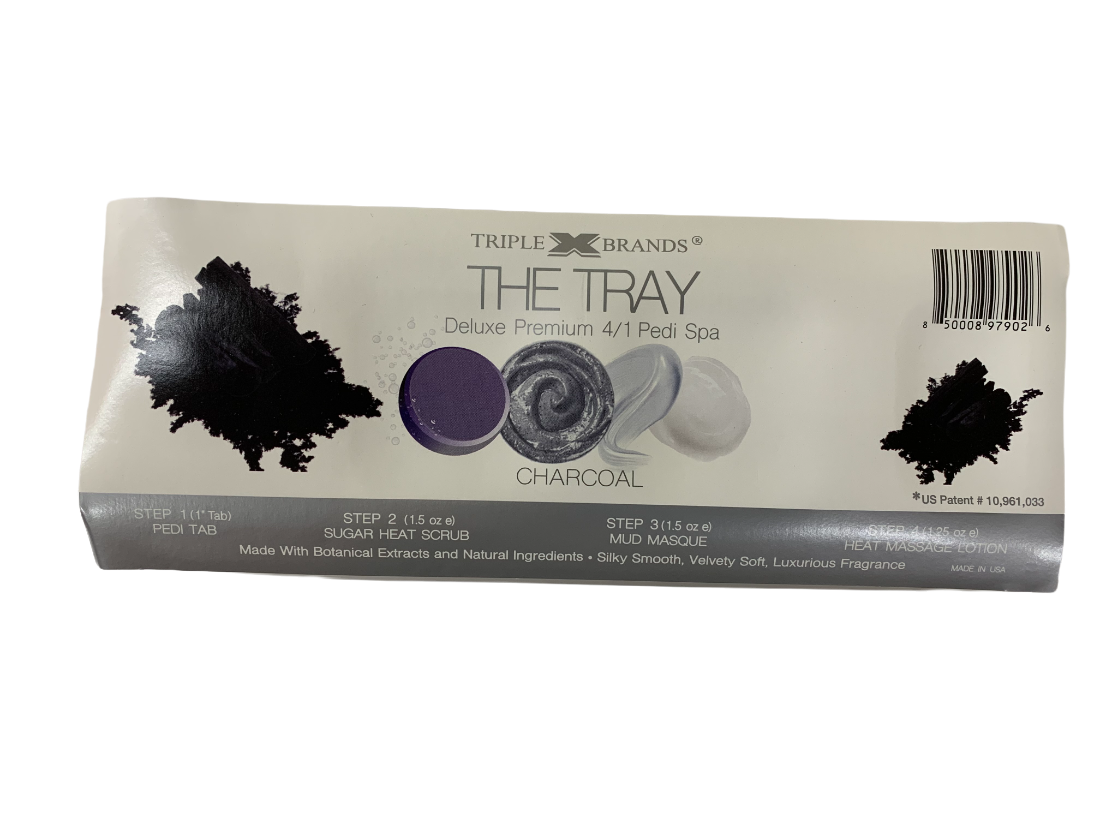 Triple X The Tray 4/1 Pedi Spa Charcoal